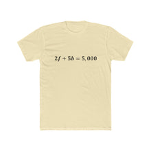 Load image into Gallery viewer, 2f + 5b = 5,000 T-Shirt BLACK Font