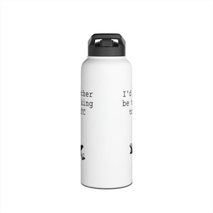 Stainless Steel Water Bottle, White, 12, 18, 32 oz