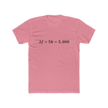 Load image into Gallery viewer, 2f + 5b = 5,000 T-Shirt BLACK Font