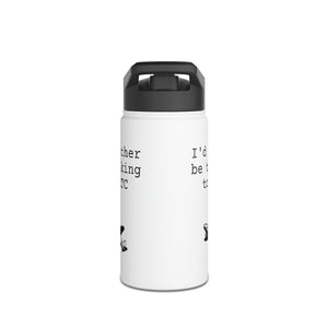 Stainless Steel Water Bottle, White, 12, 18, 32 oz