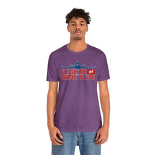 Load image into Gallery viewer, Blue &amp; Red, Short Sleeve Tee