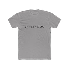 Load image into Gallery viewer, 2f + 5b = 5,000 T-Shirt BLACK Font