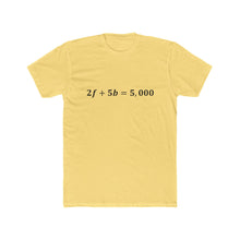 Load image into Gallery viewer, 2f + 5b = 5,000 T-Shirt BLACK Font