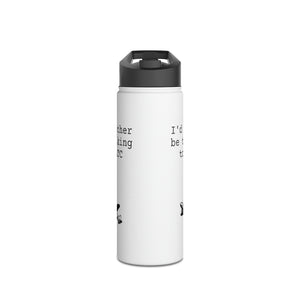 Stainless Steel Water Bottle, White, 12, 18, 32 oz