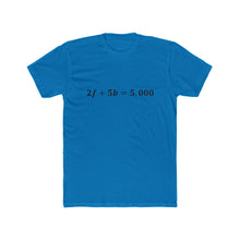 Load image into Gallery viewer, 2f + 5b = 5,000 T-Shirt BLACK Font