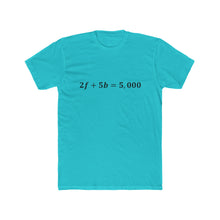 Load image into Gallery viewer, 2f + 5b = 5,000 T-Shirt BLACK Font