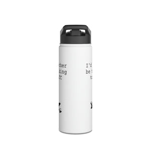 Stainless Steel Water Bottle, White, 12, 18, 32 oz